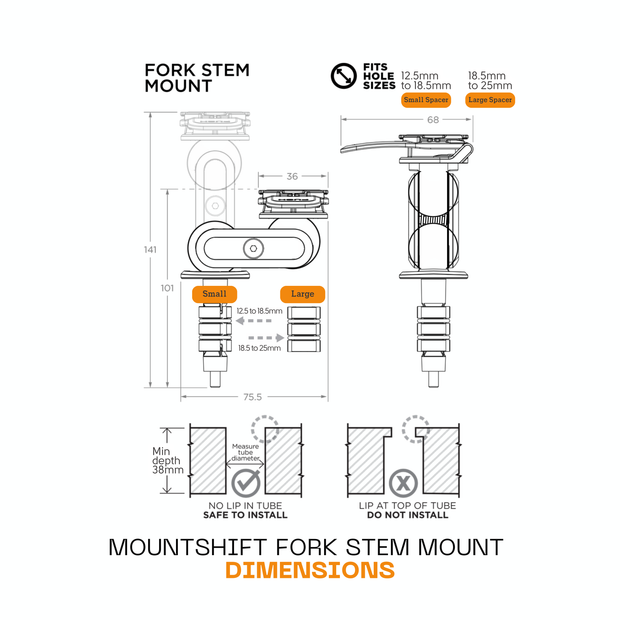 Fork Stem Mount